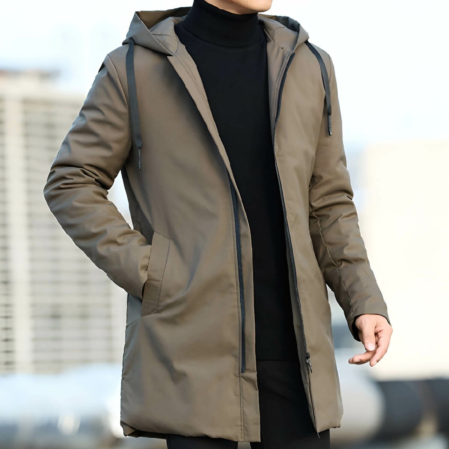 Casaco Sobretudo Diamond Elegance