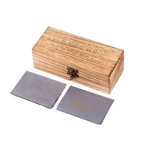 Óculos Polarizado de Madeira - Barcur 911